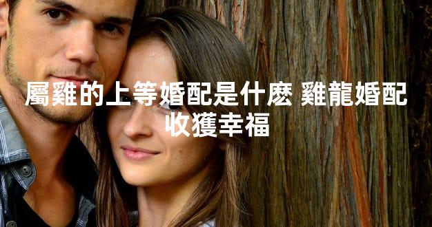 屬雞的上等婚配是什麽 雞龍婚配收獲幸福